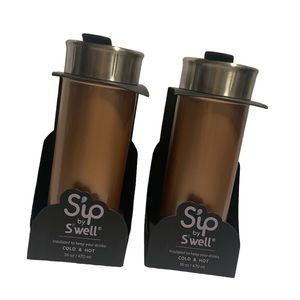 2 Sip By S’well tumblers 16oz each New Rose Gold
